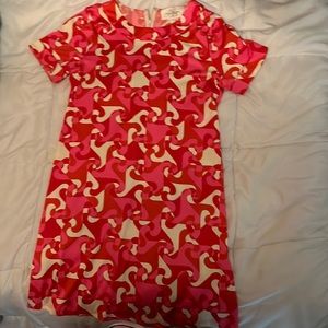 Fun pink, red, and white Julie Brown dress! Worn once but in great condition